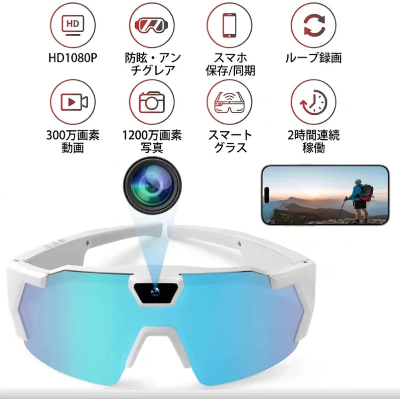 Vision Rec™ 録画機能付きサングラス